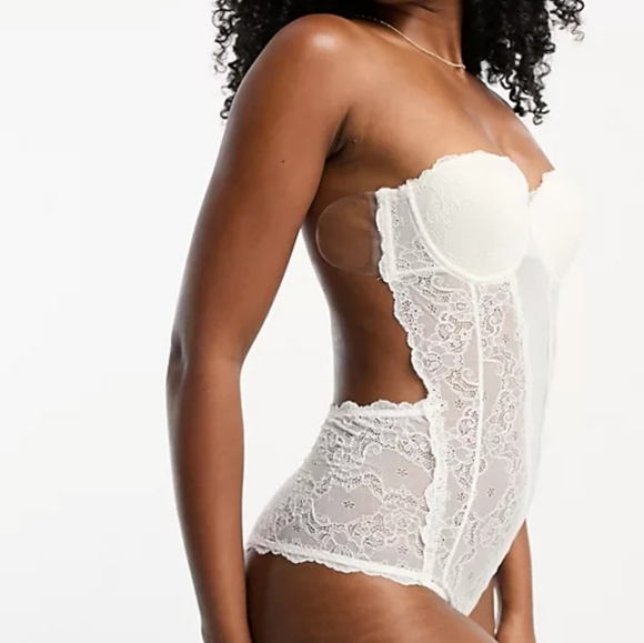 Fashion Forms Lace Backless Strapless Bridal Bodysuit - Picture 2 of 7